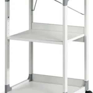 Carrello System - 50 8 x 43 2 x 88 2 cm - 3 ripiani - con ruote - per videoproiettore - grigio - Durable