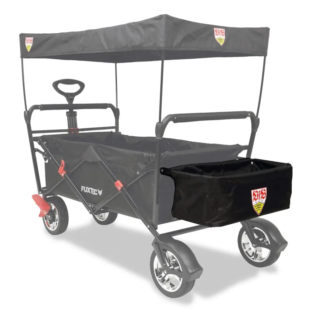 Copertura tessuto della borsa posteriore nera VfB-Edition per il carrello CT-350/CT500