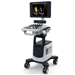 Ecografo Colordoppler Chison Qbit5 – LED 15” con Carrello Ecocolordoppler Professionale Gima con Hard Disk 32GB e 2 Sonde