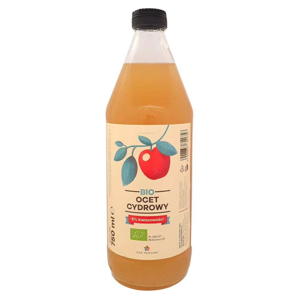 FIVE CHANGES Aceto di mele 5% non filtrato BIO 750ml