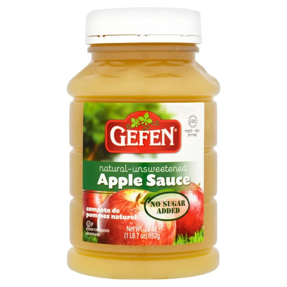 Gefen Passover Salsa di mele naturale non zuccherata 652g