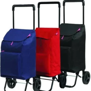GIMI CARRELLO SPESA 45 LITRI "ARGO" nero cm.37x33x95,5h FERR 400749