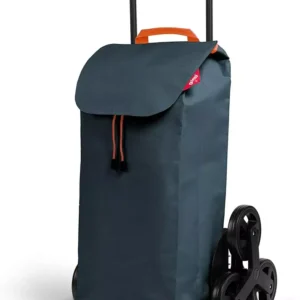 Gimi Carrello Spesa Tris 3 Ruote - XXL 52 Litri, Ideale per Salire le Scale