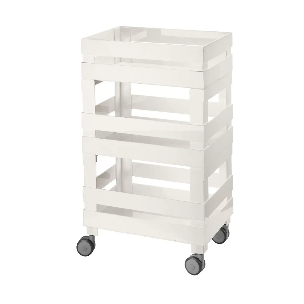 Guzzini Carrello Organizzatore Basso Tidy&Store Bianco