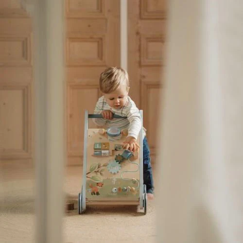 Little Dutch Carrello Primi Passi Legno – Forest Friends Blu
