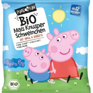 Mele e carote croccanti BIO 30 g Peppa Pig