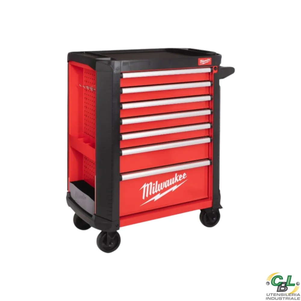 MILWAUKEE CARRELLO PORTAUTENSILI 7 CASSETTI EU 220-240V - CP7