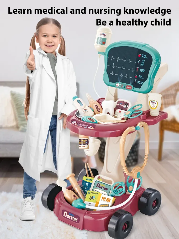 Mini Medic - Attenti e intelligenti - Set di giocattoli per il carrello del dottore