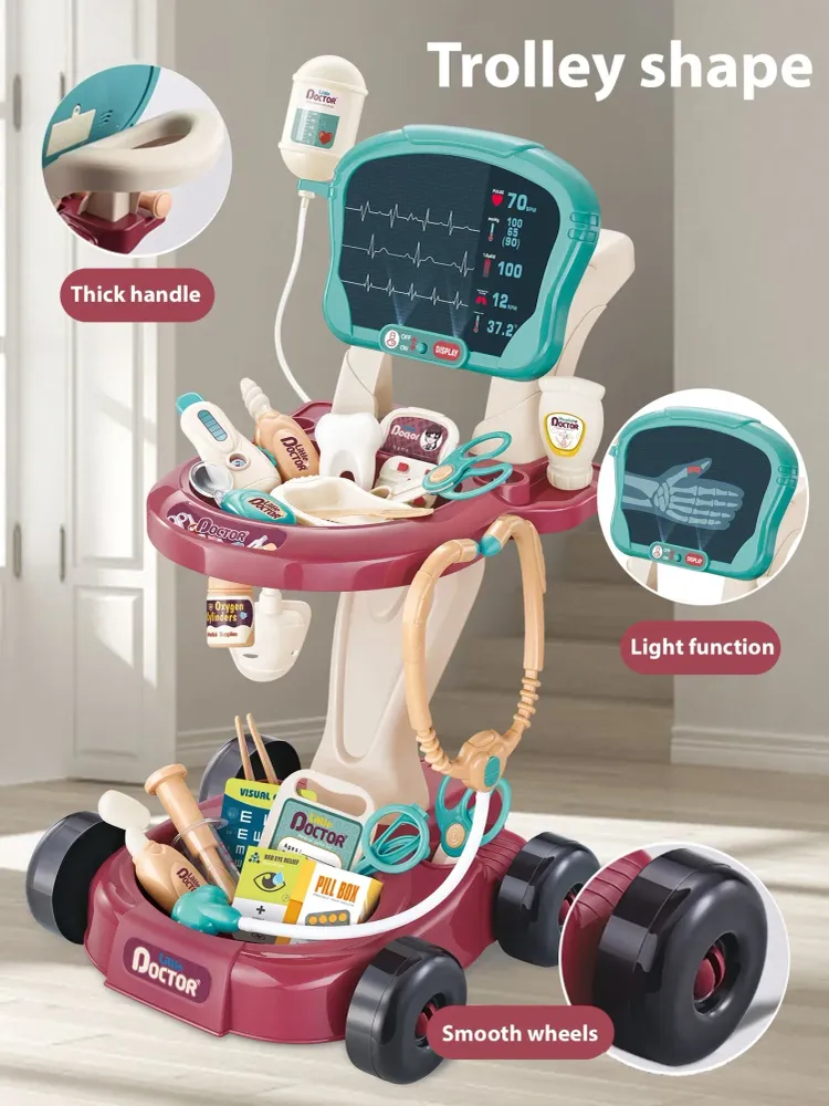 Mini Medic - Attenti e intelligenti - Set di giocattoli per il carrello del dottore