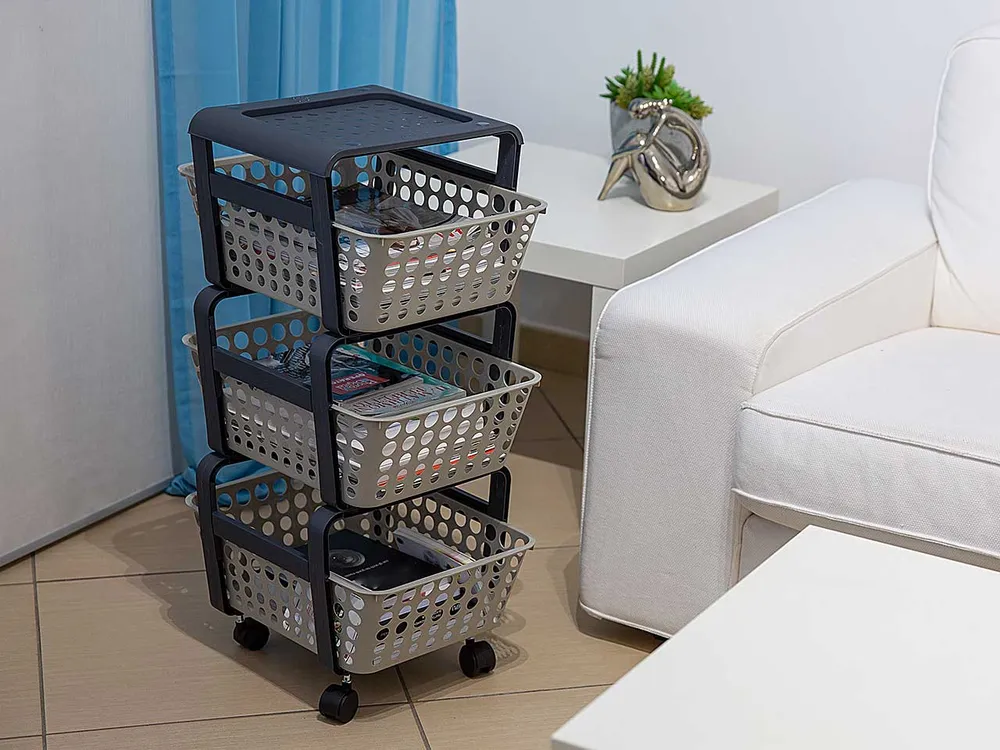 MODULA CARRELLO 415x290x195H TORTORA