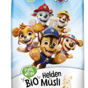 Muesli integrale mele-fragole BIO 375 g Psi Patrol PURE &FUN