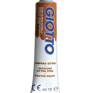 N.20 GIOTTO TEMPERA TUBO TERRA DI SIENA NATURALE 4 ML.
