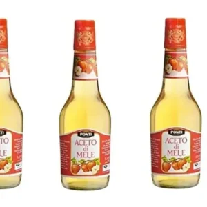 3X Ponti Aceto di Mele Aceto di Mele Italiano 5% 500ml