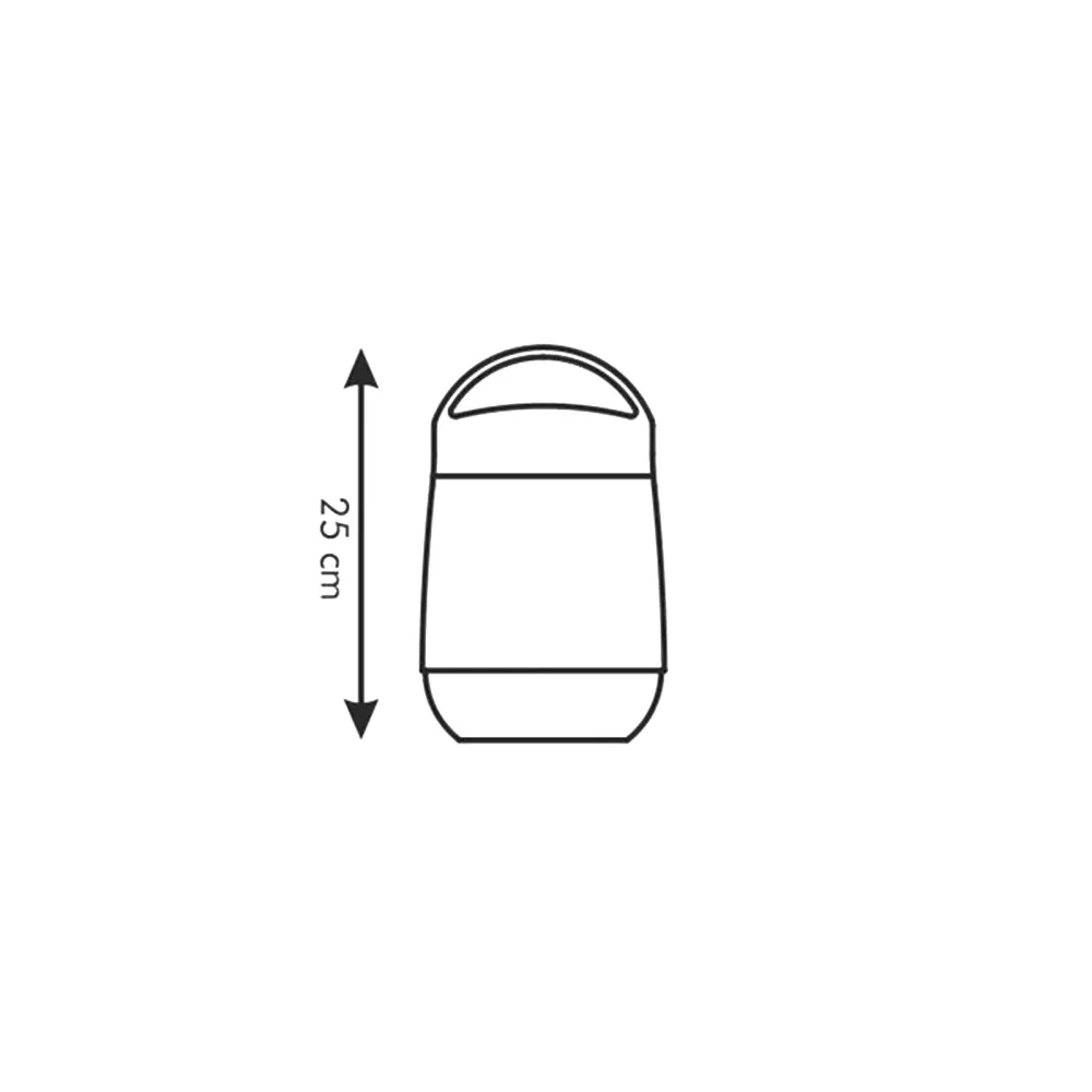 Portavivande termico da 1 litro linea "Family" plastica resistente