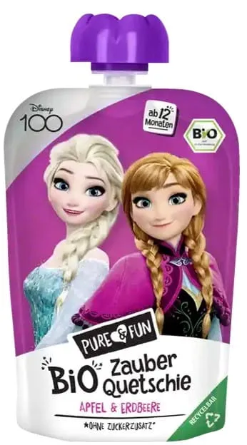Purea di mele e fragole BIO 100 g Iceberg - Elza et Anna