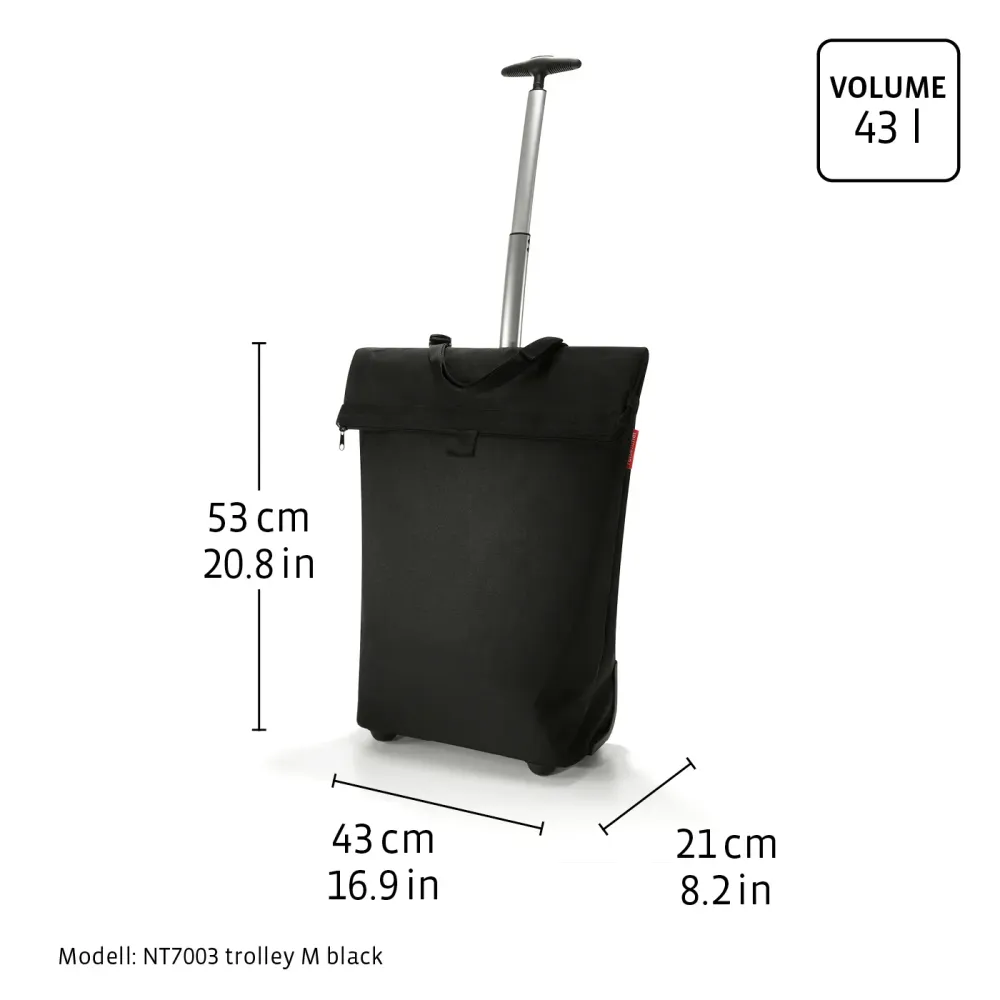 Reisenthel Trolley M Frame Leo Macchiato – Carrello spesa con ruote