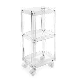 SERVING CARRELLO TRASPARENTE