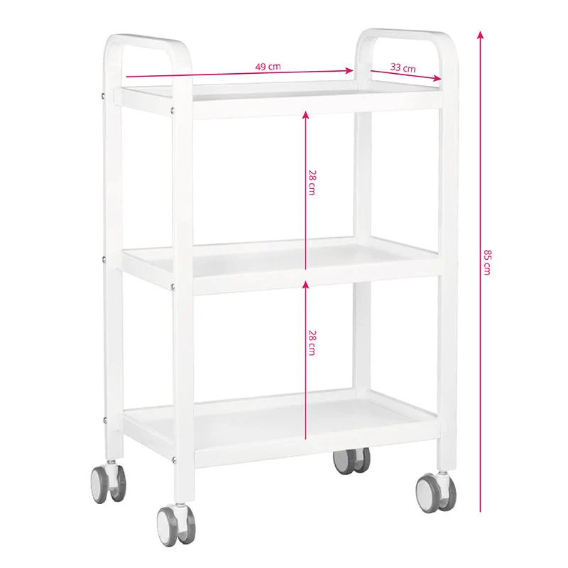 tavolo - carrello cosmetico Hs09 bianco