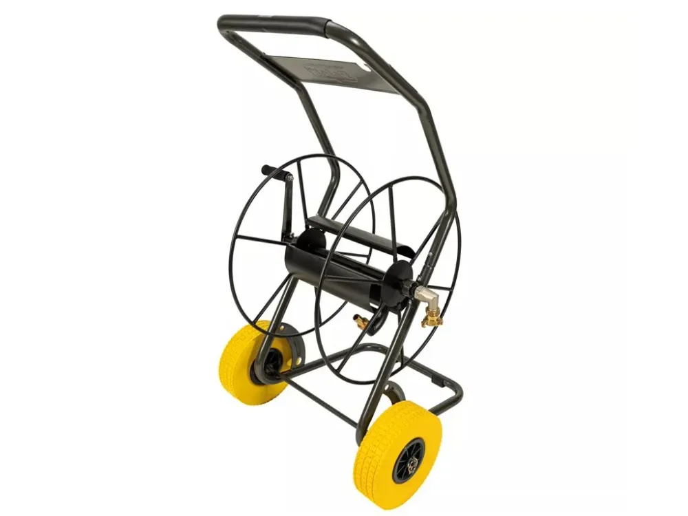 Tegustar® Profi carrello avvolgitubo professionale acciaio galvanizzato