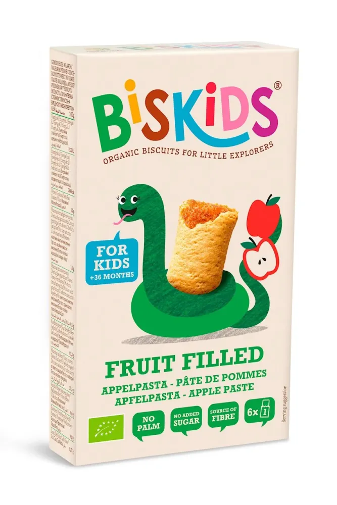TORTE ALLE MELE PARTIRE DA 3 ANNI BIO 120 g - BISKIDS