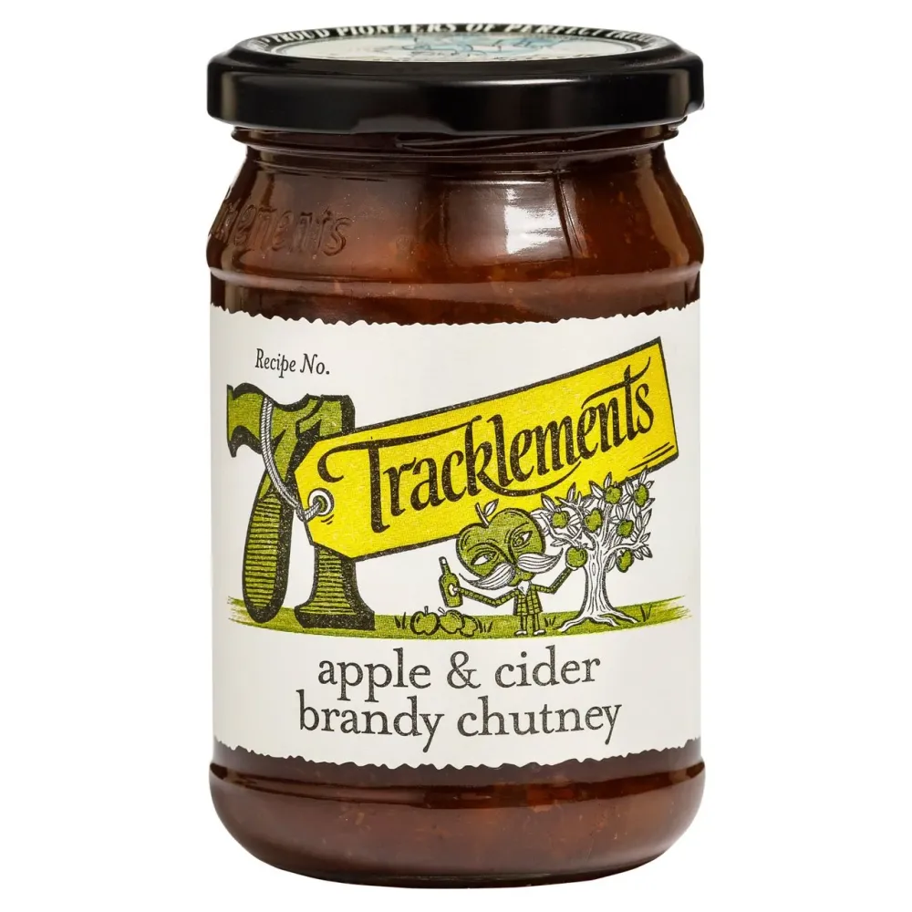 Tracklements Chutney di brandy di mele e sidro 320g