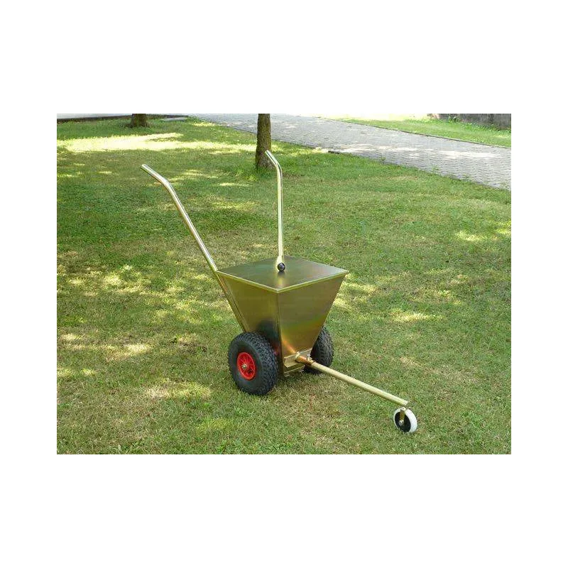 Vivisport Carrello segnacampo con ruota indicatrice gesso con ruote gommate - 6422