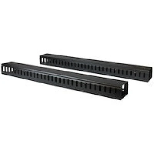 40U Vertical Cable Organizer Finger Ducts Steel and Polipropilene (6FT)
