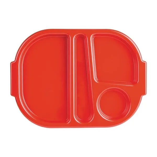 OLYMPIA Kristallon Vassoio microscopico menu policarbonato rosso 322 cm PU: 10 pezzi DL126