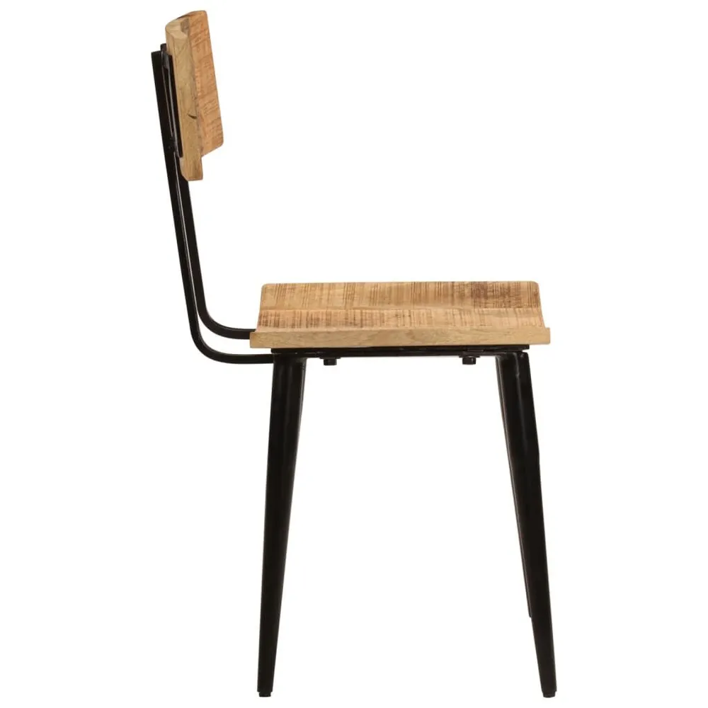 Design Moderno e Funzionale Sedie da Pranzo 2 pz 44x40x80 cm Legno Massello di Mango