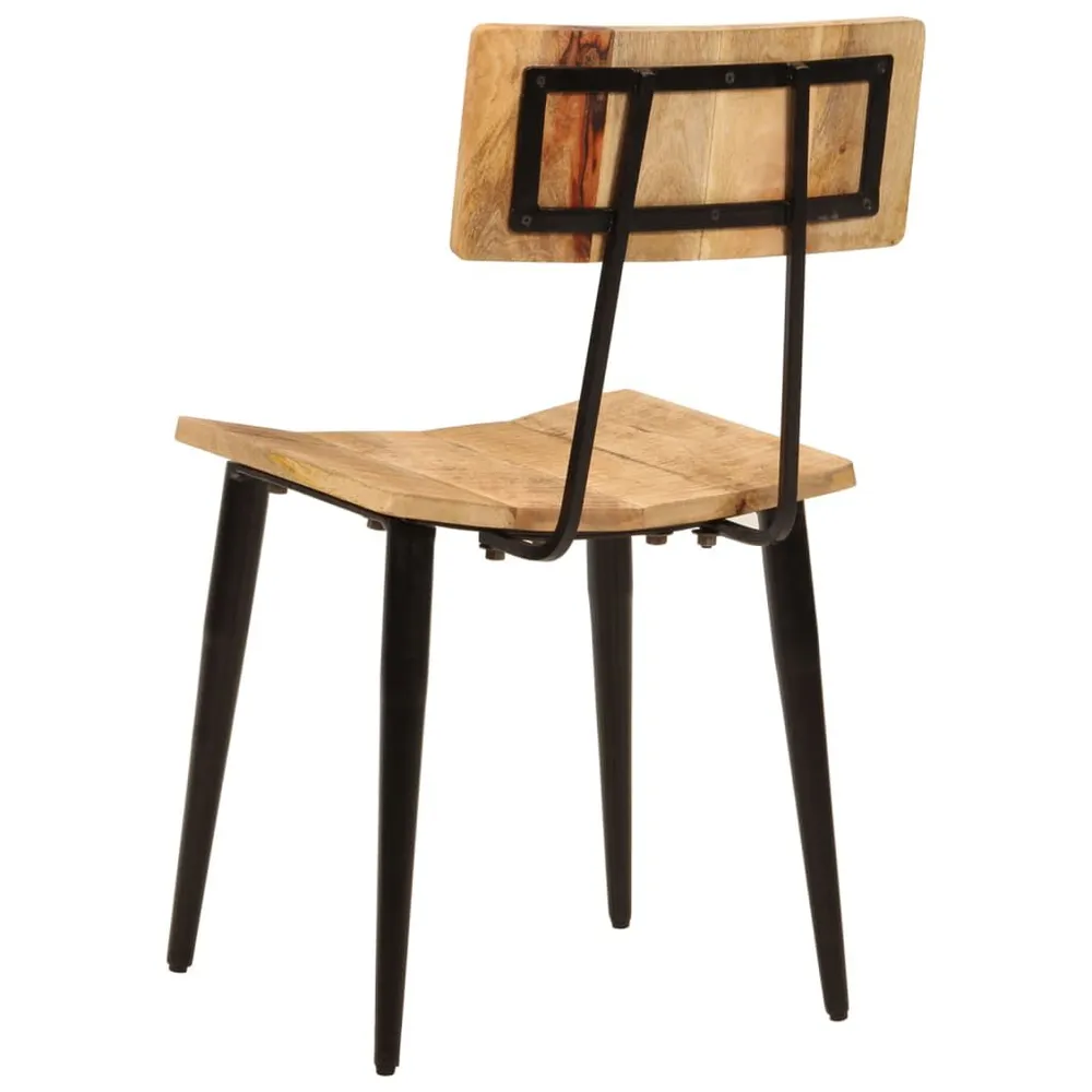 Design Moderno e Funzionale Sedie da Pranzo 2 pz 44x40x80 cm Legno Massello di Mango