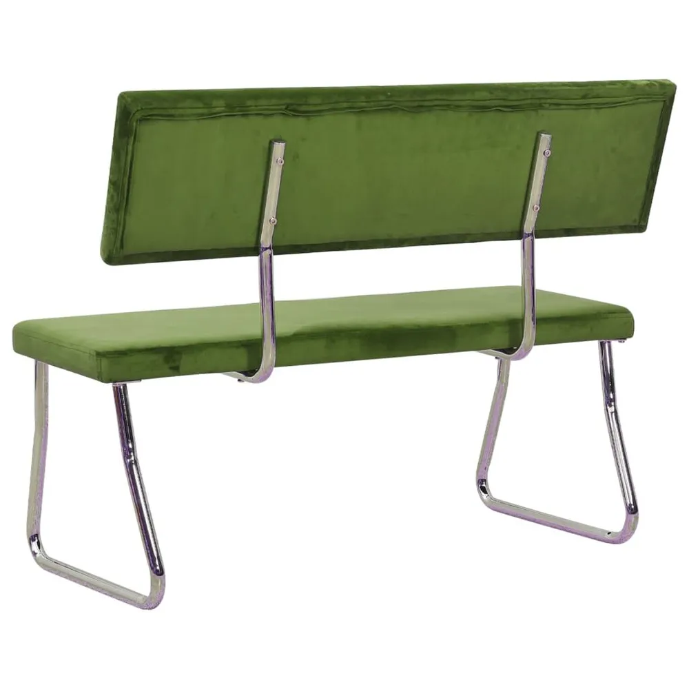 Panca 110 cm Velluto Verde Evidente
