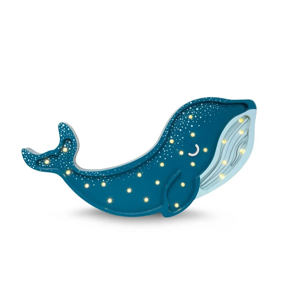 Lampada Balena - Galaxy teal | Little Lights