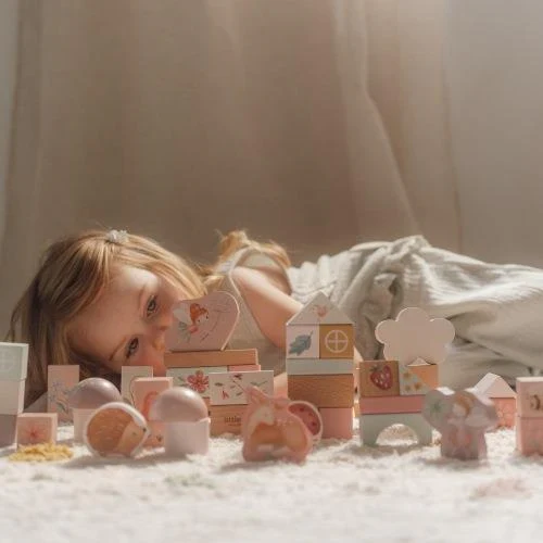 Little Dutch - Blocchi Da Costruzione Rosa Giardino Delle Fate