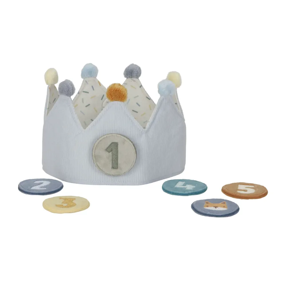 Little Dutch Corona Compleanno con Numeri - Azzurro