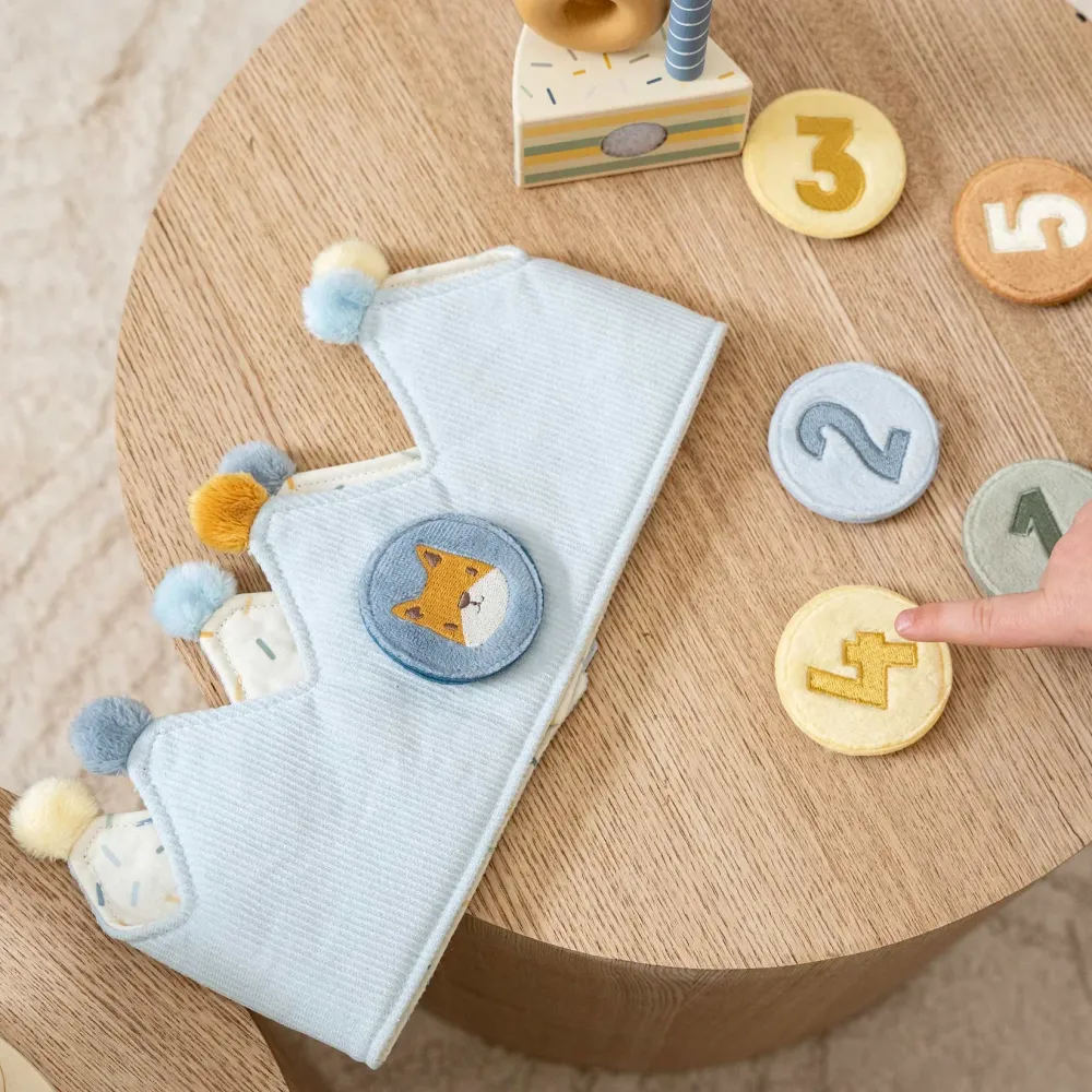 Little Dutch Corona Compleanno con Numeri - Azzurro