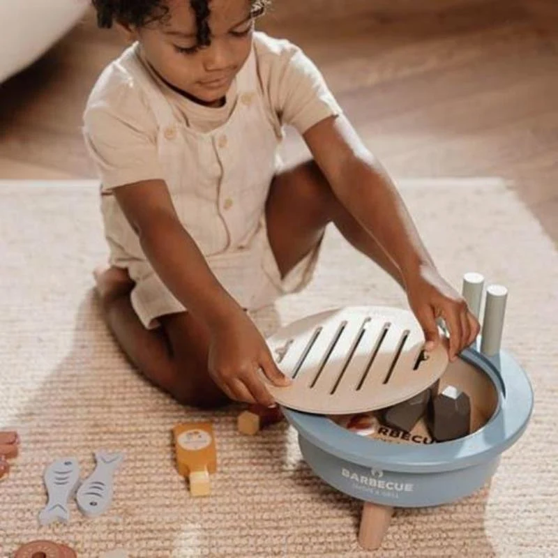 Little Dutch Set barbecue legno