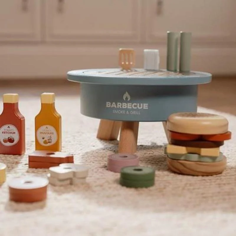 Little Dutch Set barbecue legno
