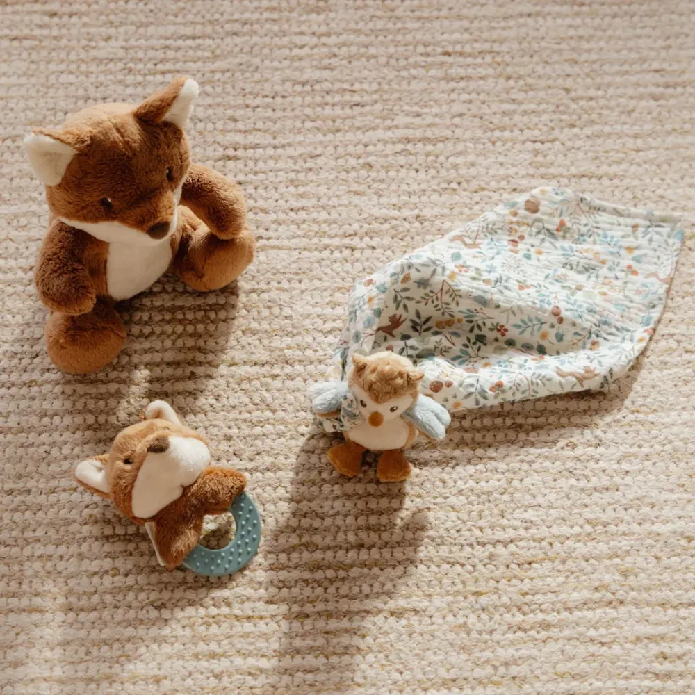 Little Dutch – Set regalo nascita Forest Friends con doudou, sonaglio e dentaruolo