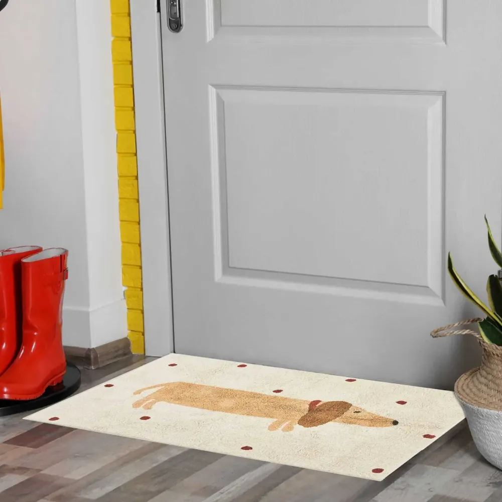 Little Haven™ - Morbido e confortevole - Tappeto con stampa bassotto
