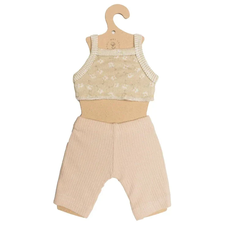 Mrs Ertha Abiti per bambola 34-36 cm Little Daisys Set di leggings