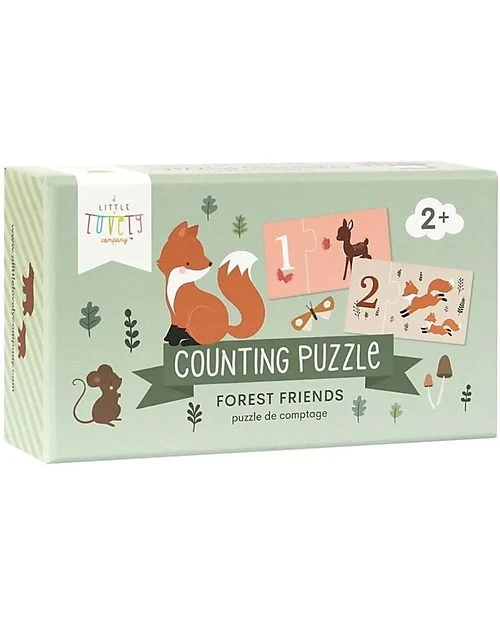 Puzzle Educativo - Amici della Foresta - Impara contare! - 2+ Little Lovely Company