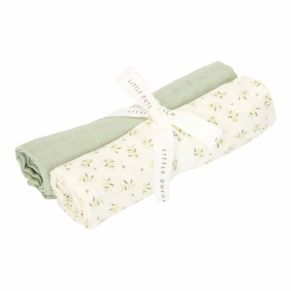 Little Dutch Panno idrofilo Foglie di mirtillo & Salvia 70X70Cm