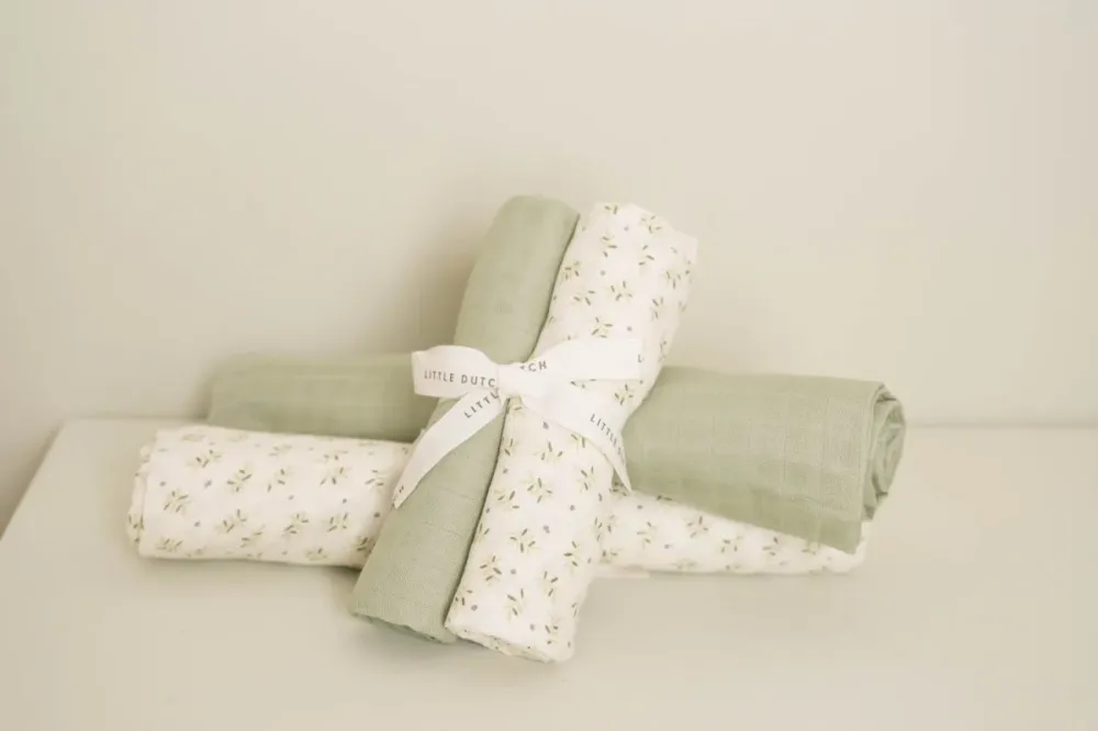 Little Dutch Panno idrofilo Foglie di mirtillo & Salvia 70X70Cm