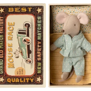 Topolino Little Brother Maileg nella Scatola – Matchbox Mouse
