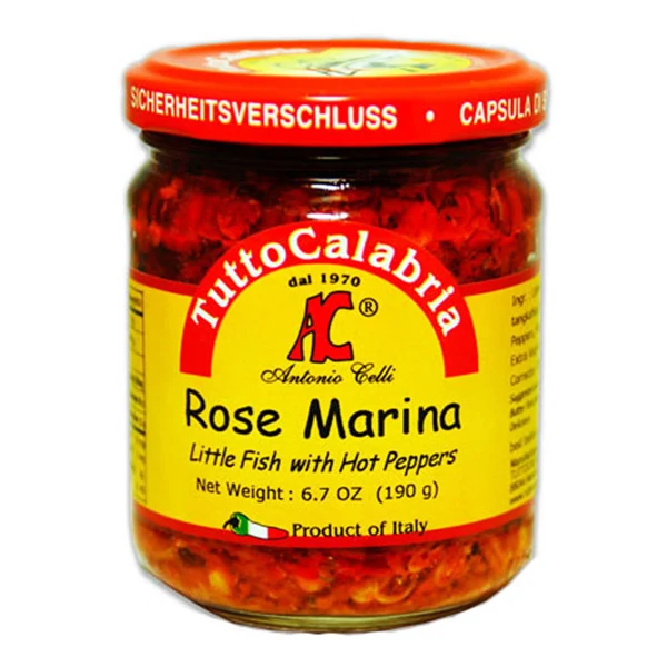 Tutto Calabria – Rose Marina Little Fish Hot Pepper 6.7 oz (190 g) | Product Italy