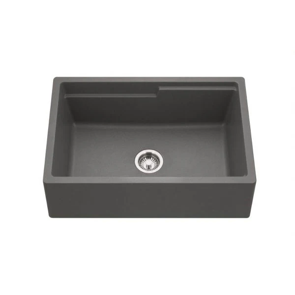 Grattugia Multifunzione Hamat - SIO-3320SAW-SL - Granite Apron-Front Workstation Kitchen Sink, Slate