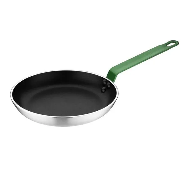 Hygiplas Padella antiaderente Teflon Platinum Plus 200mm manico verde FB470