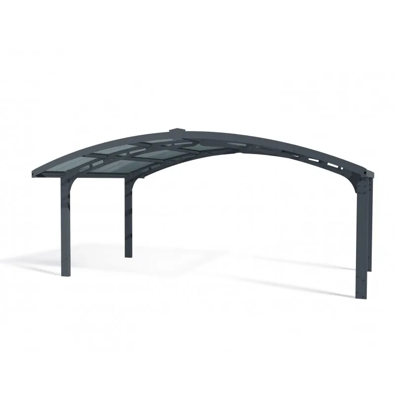 Canopia Arizona Wave Carport Doppio Alluminio 6 X 5 m