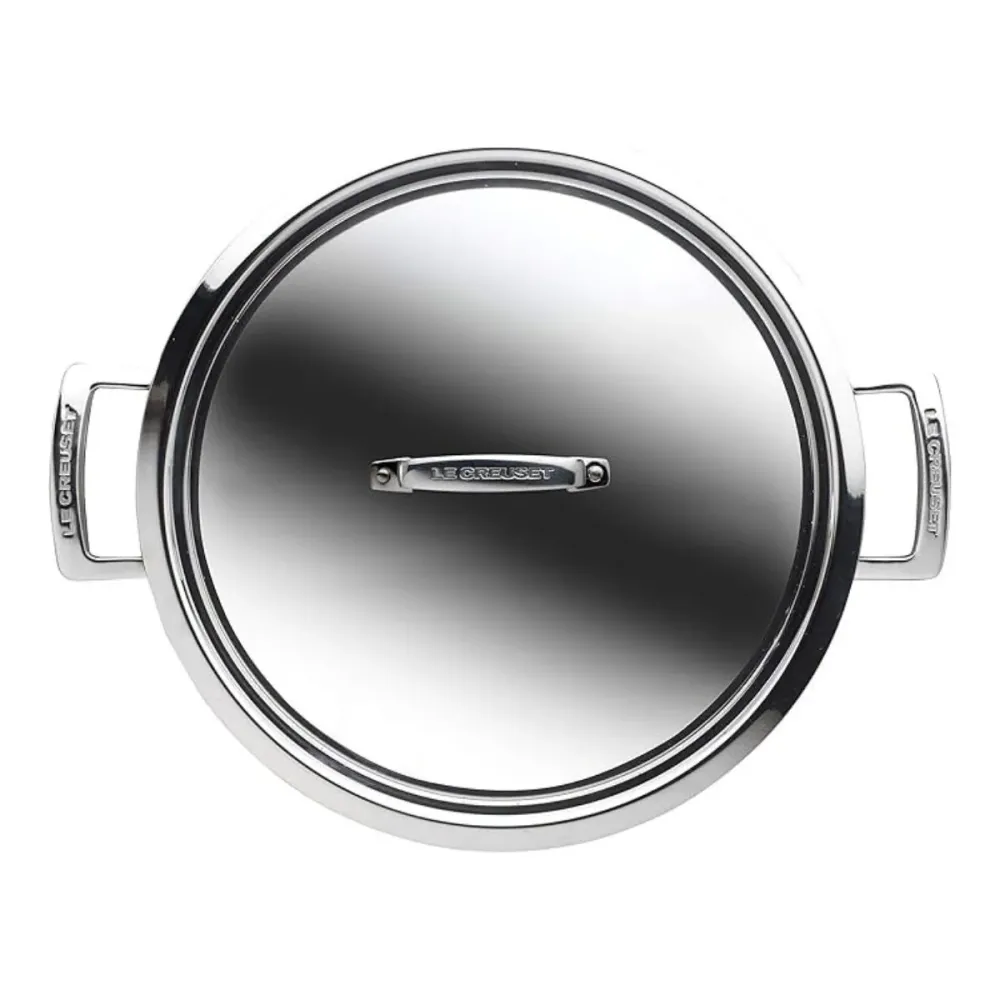 Casseruola bassa acciaio inox 3‑PLY Le Creuset