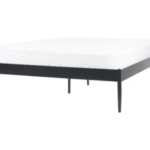 Metal EU Double Size Bed Black VAURS